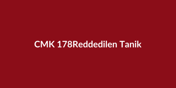 CMK 178 reddedilen tanığın mahkemeye getirilmesi başlıklı bordo kurumsal görsel
