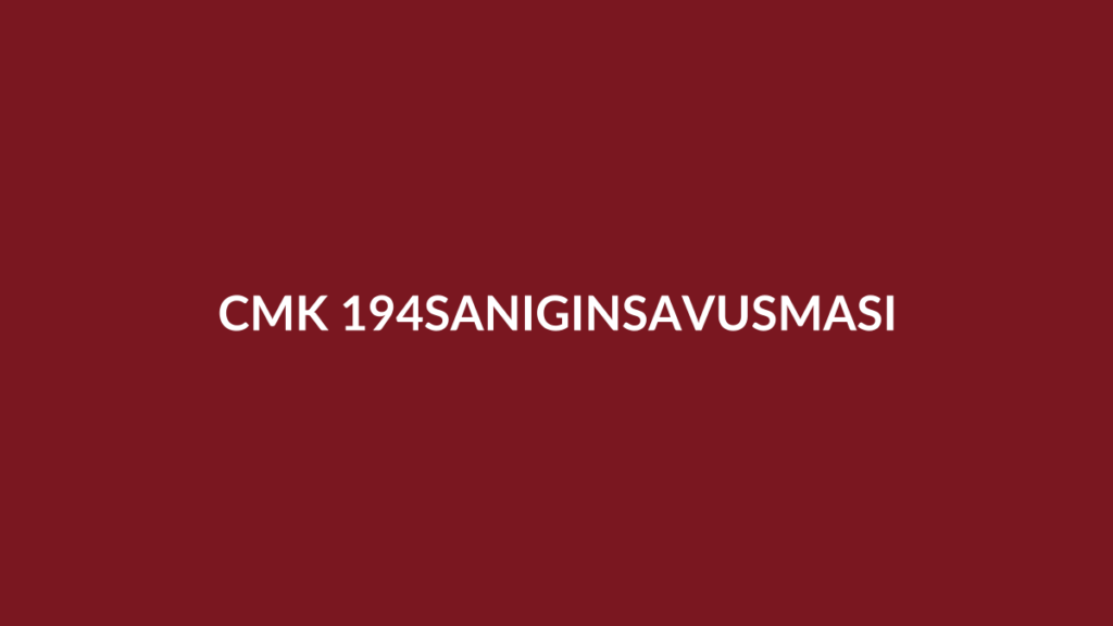 CMK 194 sanığın duruşmadan kaçması veya sonraki oturuma gelmemesi