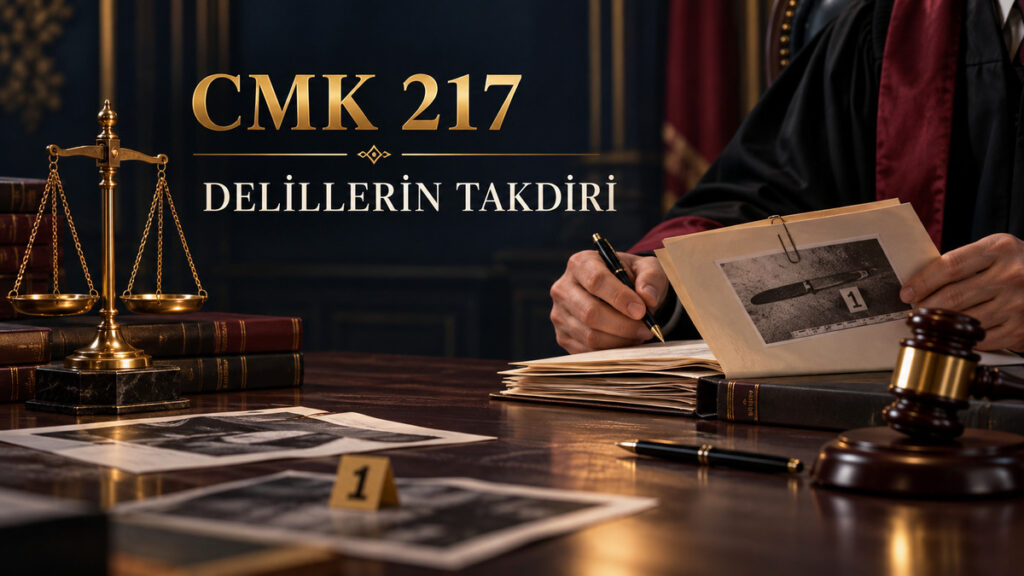 CMK 217 delillerin takdiri ve hukuka uygun delil