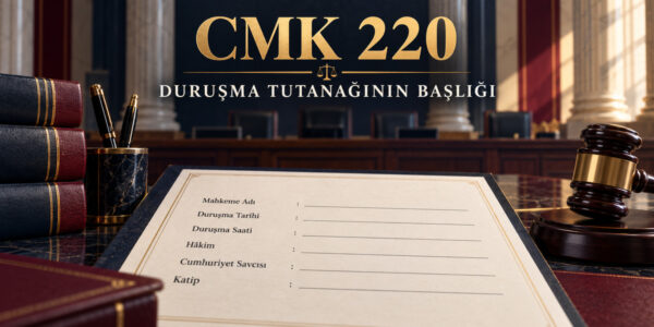 CMK 220 duruşma tutanağının başlığında bulunması gereken bilgiler
