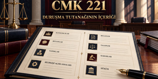 CMK 221 duruşma tutanağında bulunması gereken bilgiler
