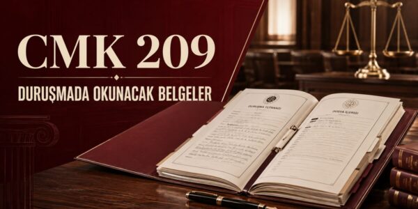 CMK 209 duruşmada okunması zorunlu belge ve tutanaklar