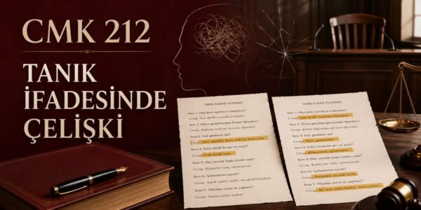 CMK 212 tanık ifadesinde çelişki ve hatırlayamama