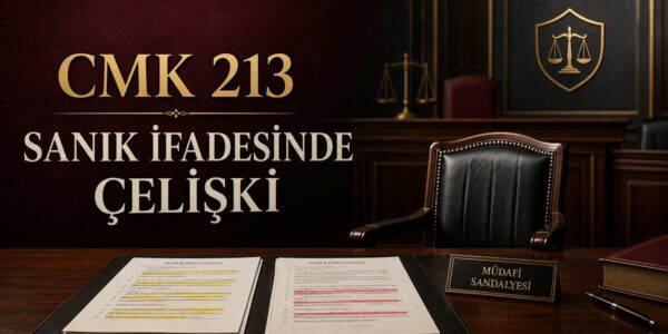 CMK 213 sanığın önceki ifadesi ve müdafi huzuru