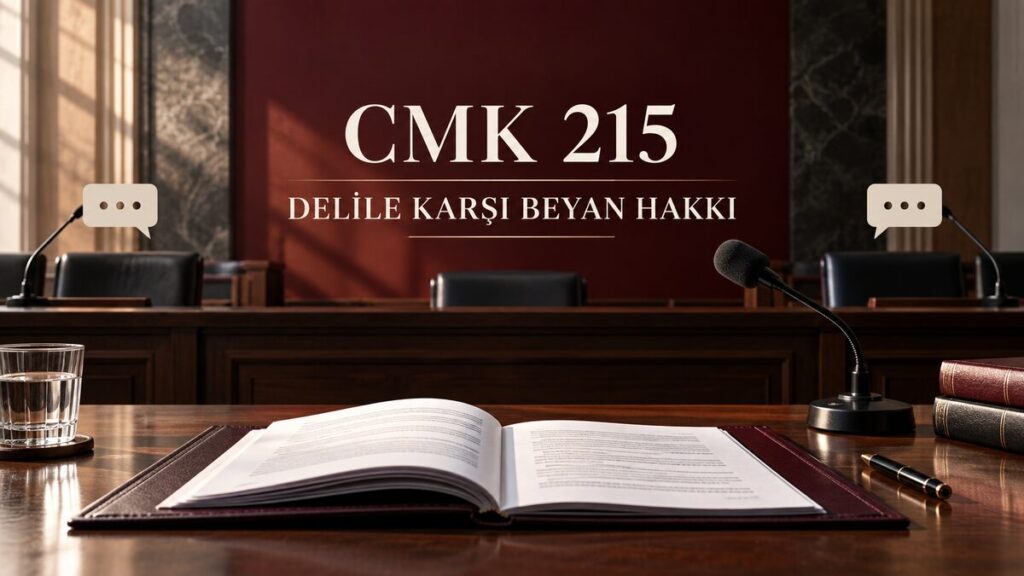 CMK 215 delile karşı beyan hakkı
